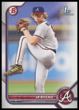 2022 Bowman Draft - JR Ritchie - #BD-126 1st Bowman Paper Atlanta Braves