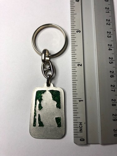 Vintage Italien St Saint Christopher Travel Protector Keyring / Keychain #942 - Picture 5 of 6