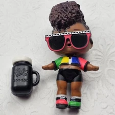 Lol Surprise Doll 2017 Dark Skin With Glasses And Mug And Outfit