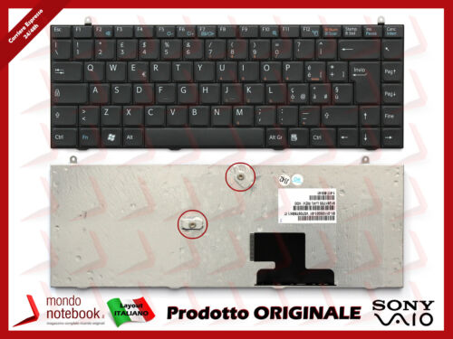Italienische Tastatur Original für Notebook SONY Vaio VGN-FZ21M (Schwarz) - Zdjęcie 1 z 1