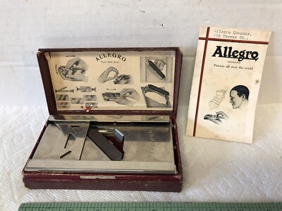 Vintage Allegro Model Standard Automatic Razor Honing Stropping Machine ...
