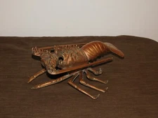 VINTAGE NAUTICAL FISHERMAN OCEAN 12" LONG COPPER LOBSTER