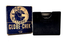 VINTAGE GLOBE CHEK FLASH BULB CHECKER IN BOX with BULB Electronics UNTESTED