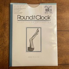 Round the Clock Control Top Pantyhose Size Small Color: Bone 15.0 C-15