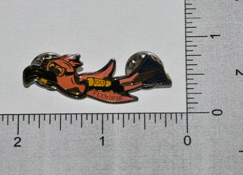 Pin Florida Odyssey of the Mind FLOM - Flamingo Scuba Diver Rosa
