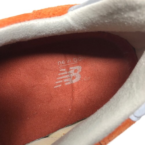 Tenis New Balance 1400 X J 2011 doble para hombre 7 cordones de cuero naranja oxidado - Imagen 12 de 20