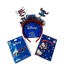 2024 Disney Parks Stitch Headband Collection - 2 Pairs Of Earrings, Hello Kitty