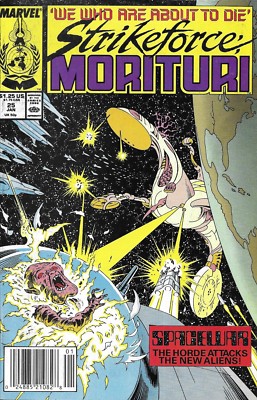 Strikeforce Morituri Comic 25 Copper Age First Print 1988 Hudnall Calimee Marvel