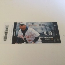 Detroit Tigers~2016  TICKET STUB 6/4/16 VS WHITE SOX~Jason Coats MLB DEBUT