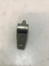  Vintage 1950’s Sportcraft Nickel Plated Brass Metal Whistle Japan Cork Ball 