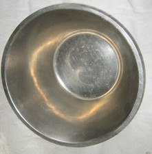 Stainless steel milking bucket (goat/sheep) 15cm high 28cm wide tapering to 16cm