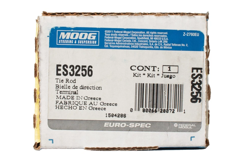 Repuesto extremo de varilla de amarre exterior delantero derecho Moog ajuste 1998-04 Volvo C70 pieza ES3256 Foto 3 de 4