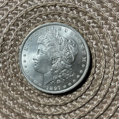 1897 Morgan Silver Dollar $1 Coin Uncertified US 0.9 Fineness