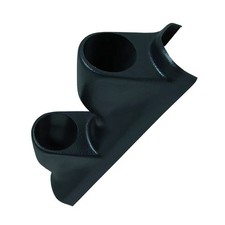 Glowshift Universal Black Rhd Dual Pillar Gauge Pod Mount 2-116 52mm
