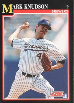 1991 Score #239 Mark Knudson 1