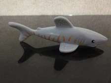 Octonauts Tiger Shark Replacement Gray Orange 3.5" Length Figure Mattel 2010 (b)