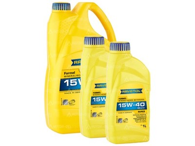 7 (5+2) Liter RAVENOL Formel Super 15W-40 Motoröl