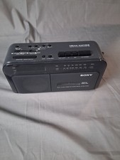 Vintage Sony ICF-C222 Dream Machine Dual Alarm AM/FM Cassette Clock Radio Tested