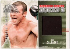 Joe Calzaghe 2011 ITG Ringside Boxing Silver Trunks Card #AM-32 (Black)