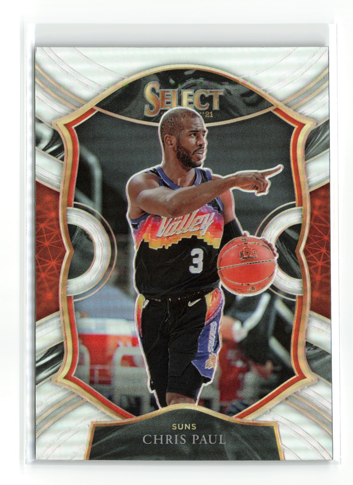 CHRIS PAUL #10 2020-21 PANINI SELECT SUNS SILVER