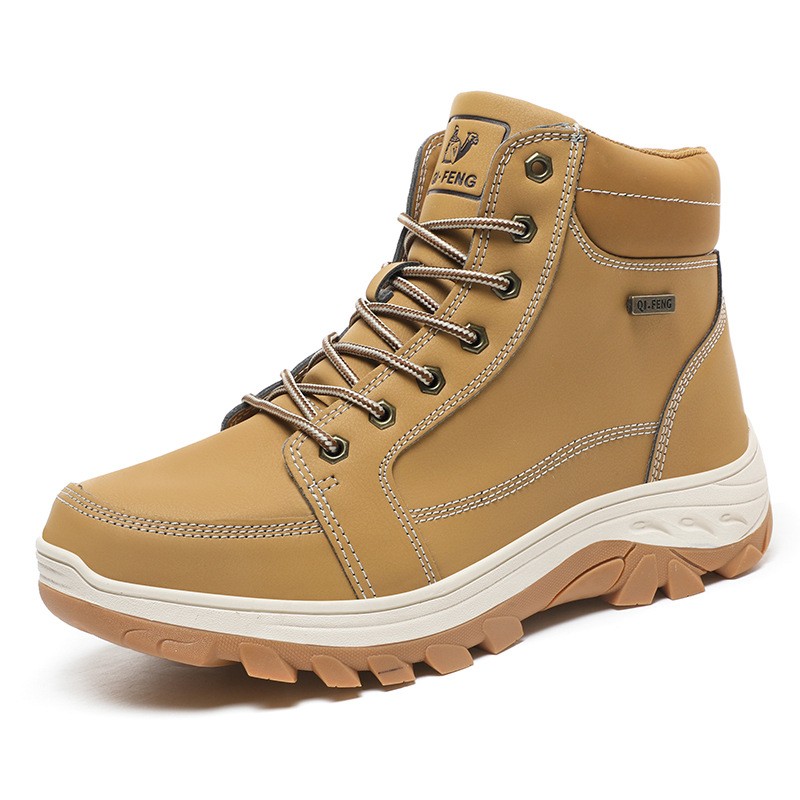 Botas de senderismo impermeables para hombre botas de nieve ligeras antideslizantes al aire libre