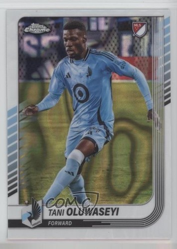 Tani Oluwaseyi [White Lava Refractor] #62 2025 Topps Chrome MLS card