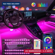Interior Car Lights Keepsmile Car Accessories App Control With Remote Music Sync