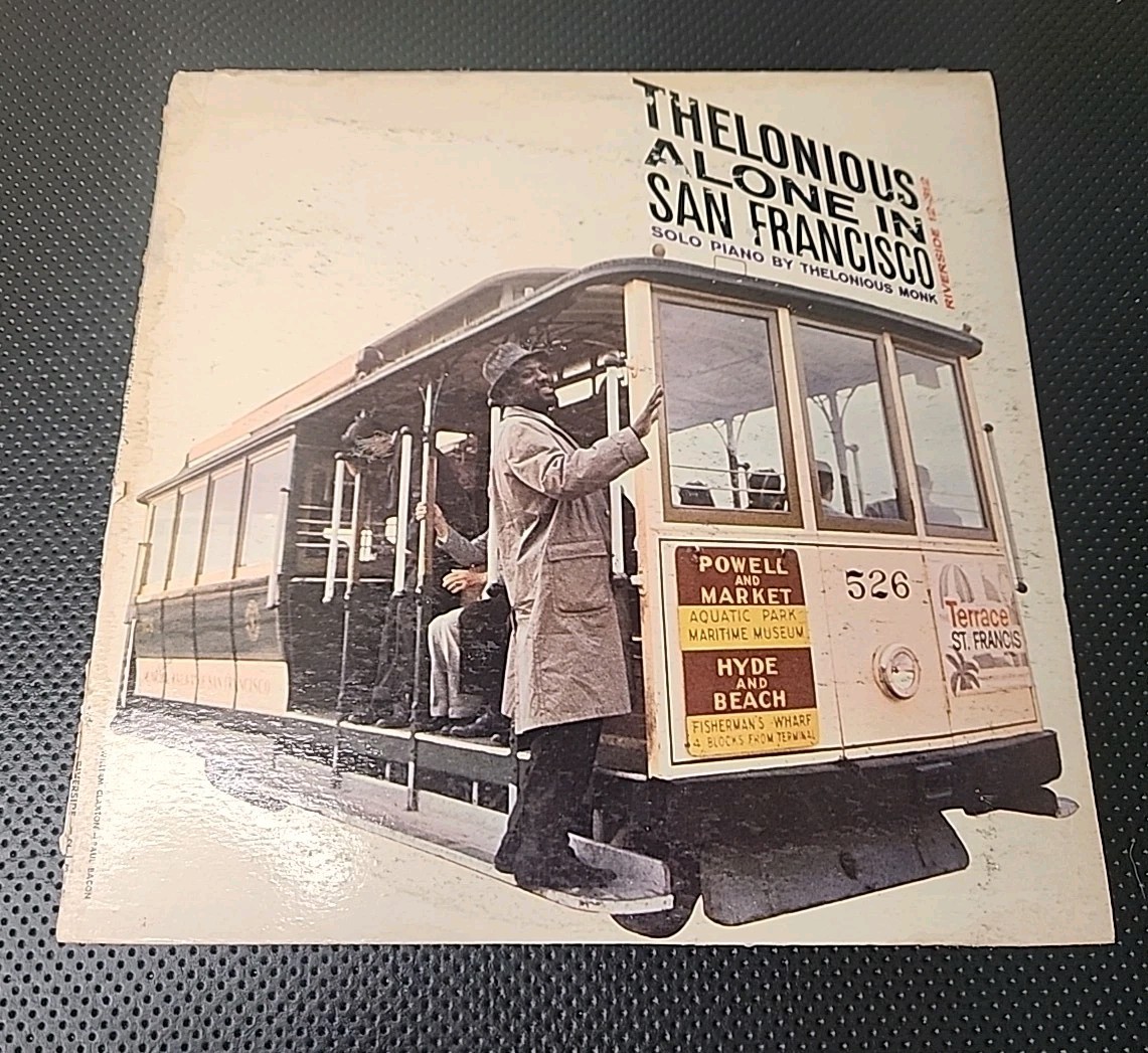 ORIGINAL Thelonious Monk  Alone SAN FRANCISCO RLP 12-312 VG+ RIVERSIDE