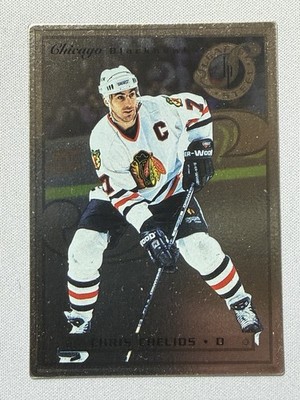 1996-97 Leaf Preferred #7 Chris Chelios Steel - P/HP