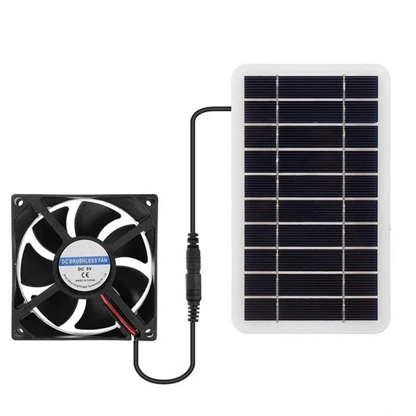 Uadme 2W Solarventilator – 6V, Wasserdichtes Pane Produktbild-Vorschau 5
