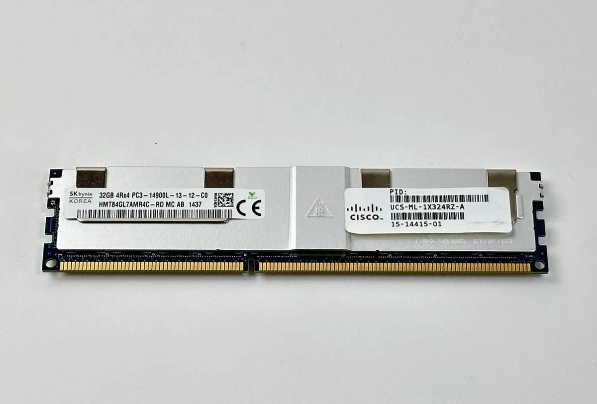 Barrette Mémoire Serveur 32 Go DDR3-1866 ECC LRDIMM - Équivalent Kingston, Neuve, Garantie à Vie