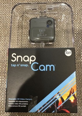iON Tap & Snap Cam Wearable HD Video Camera 1045 New Black | eBay