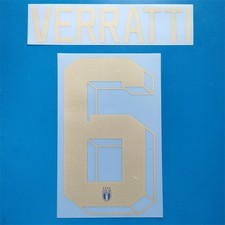 Marco Verratti 2022 Italy Player Size Nameset Name Number ID Print