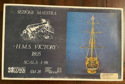 Modellismo Corel Sezione Maestra HMS Victory 1805 Model Ship Kit 1:98  Scale 