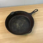 Vintage GRISWOLD #7 Skillet Small Logo Cast Iron Pan #701 B Flat Bottom