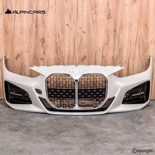 OEM BMW 4 G22 G23 M Paket Stoßstange Stoßfänger Vorne Mineralweiss A96 (511)