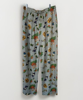 Peanuts Halloween Mens Pajamas Pants Size L Adult Snoopy