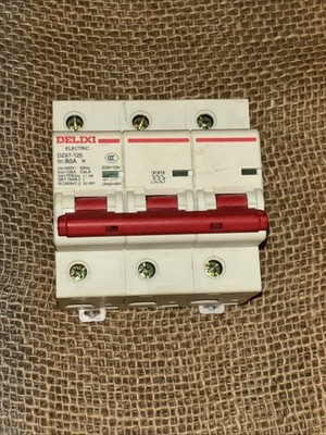 New Delixi switch Circuit breaker DZ47 -125 3P 125 Amp New