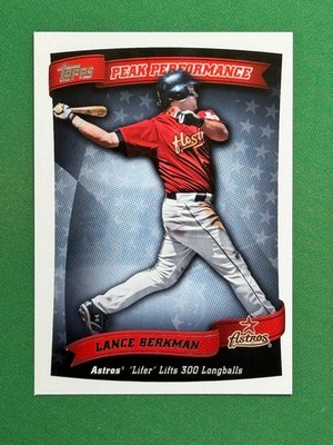 2010 Topps Baseball Peak Performance #PP-52 Lance Berkman