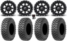 Fuel Maverick 15 Wheels Black 35 Alpha Soft Tires Polaris Ranger Xp 91k