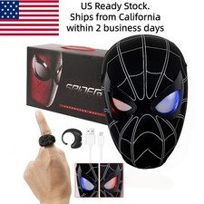 Spider-Man Venom Symbiote Style LED Moving Eye Mask Remote Wearable