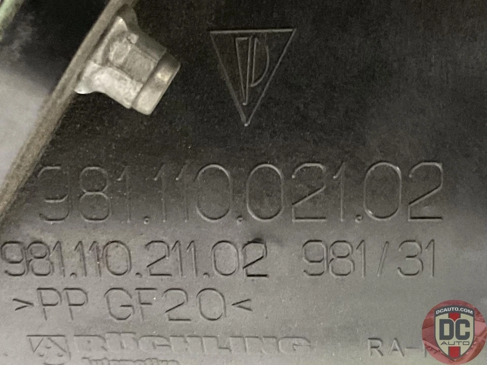 Carcaça de filtro de ar esquerdo Porsche Boxster Cayman 2012-2013 98111021102 128212 - Imagem 2 de 4