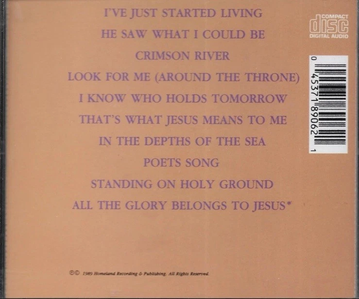 I’ve Just Started Living by The Catherdals (CD 1989 Homeland) - Image 2 of 2