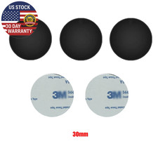 5Pcs/Set Metal Disk Plate for Magnetic Phone Holder Black Iron Sheet Disk Sticke