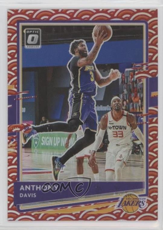 2020-21 Panini Donruss Optic Photon Prizm Anthony Davis #42 0sn6
