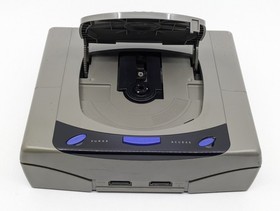 SEGA Saturn HST-3210 Gray Console Complete Set Tested Japan NTSC-J