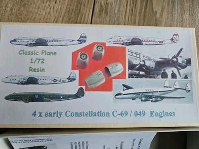 Constellation 1/72 Resin Engines Classic Plane