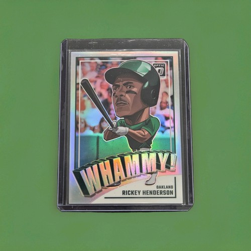 Rickey Henderson #8 2025 Panini Donruss Whammy card
