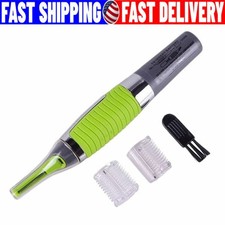 Hot Men Nose Ear Face Neck Eyebrow Hair Mustache Beard Trimmer Shaver Clipper PE