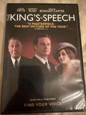 The King's Speech DVD, 2011, Widescreen EXCELLENT
